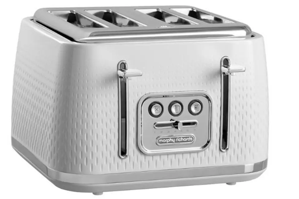 ⁨Morphy Richards Verve white 4 slice toaster⁩ at Wasserman.eu