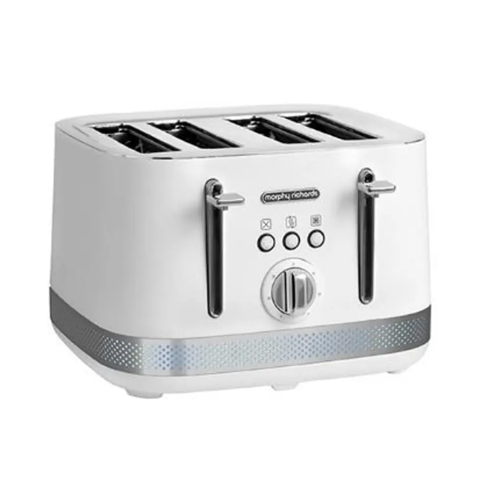 ⁨Morphy Richards Illumination white 4 slice toaster⁩ at Wasserman.eu