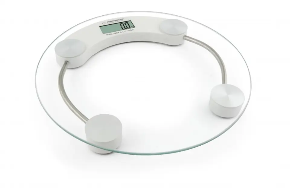 ⁨Esperanza EBS007W personal scale Circle White Electronic personal scale⁩ at Wasserman.eu