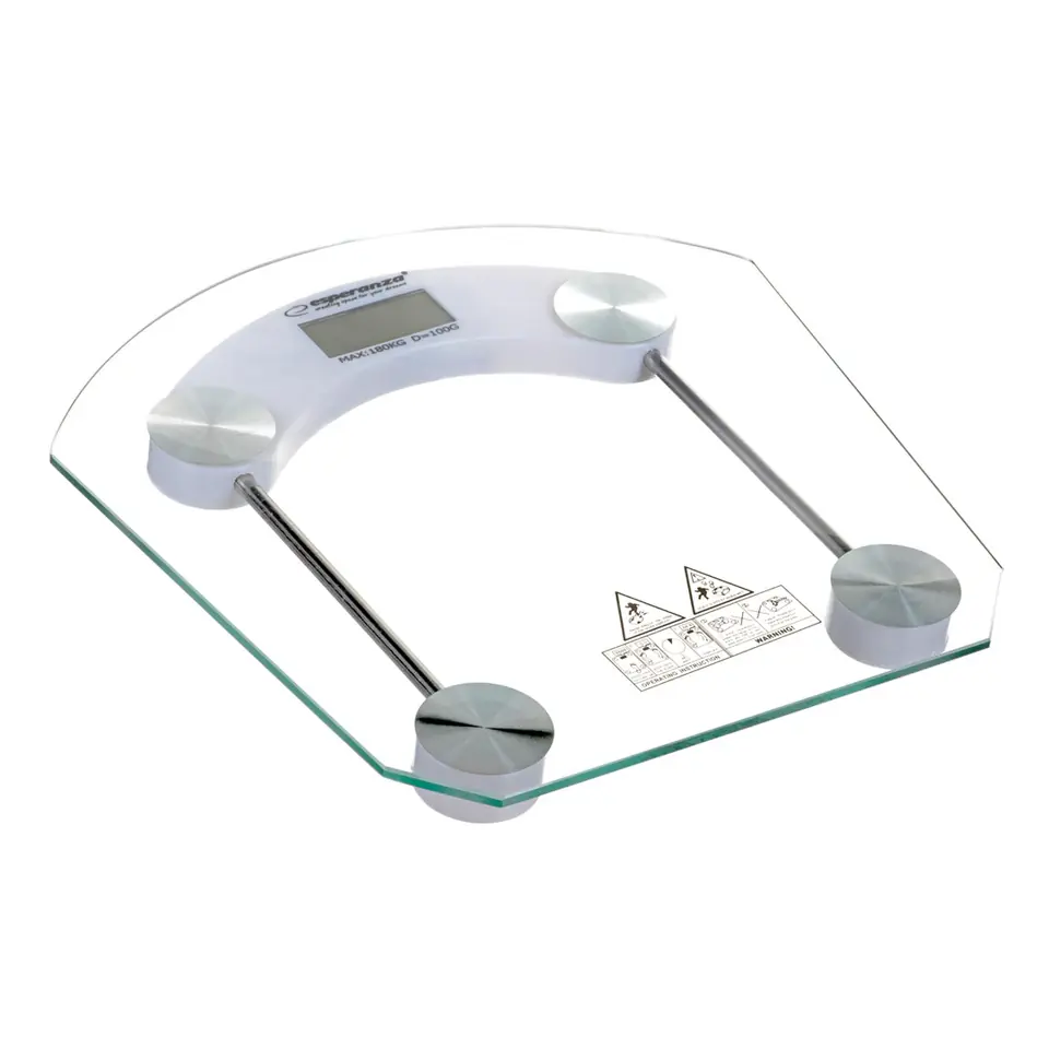 ⁨Esperanza EBS008W personal scale Electronic personal scale Rectangle White⁩ at Wasserman.eu