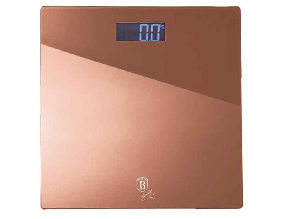 ⁨Bathroom scales Berlinger Haus BH/9353 Metallic Line Gold Rose Collection⁩ at Wasserman.eu