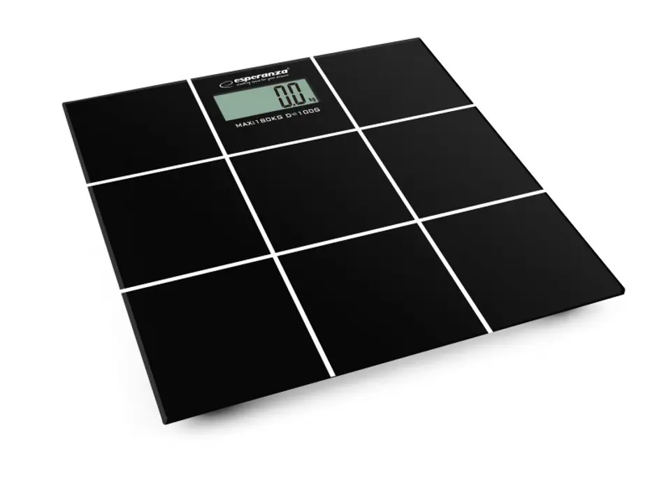 ⁨Esperanza EBS004 personal scale Rectangle Black Electronic personal scale⁩ at Wasserman.eu