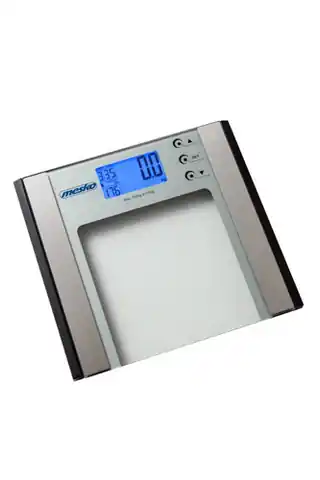 ⁨Adler MS 8146 personal scale Electronic personal scale Square Silver,Transparent⁩ at Wasserman.eu