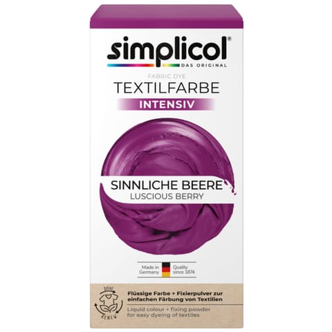 ⁨Simplicol Intensiv Barwnik do Tkanin Sinnliche-Beere Zmysłowa Jagoda⁩ w sklepie Wasserman.eu
