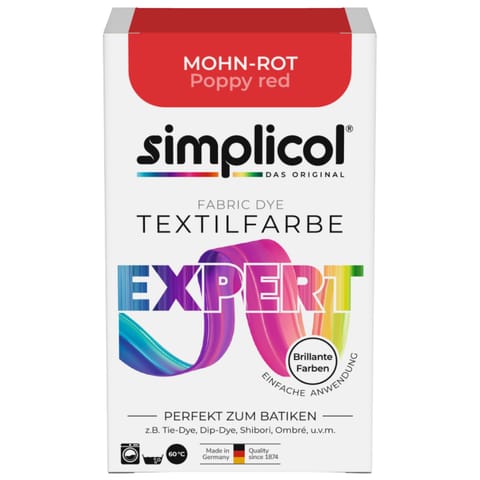 ⁨Simplicol Expert Barwnik do Tkanin Mohn-Rot 150 g⁩ w sklepie Wasserman.eu