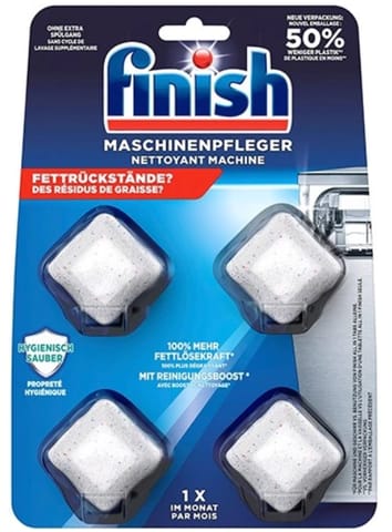 ⁨Finish Tabletki do Czyszczenia Zmywarki 4 szt.⁩ w sklepie Wasserman.eu