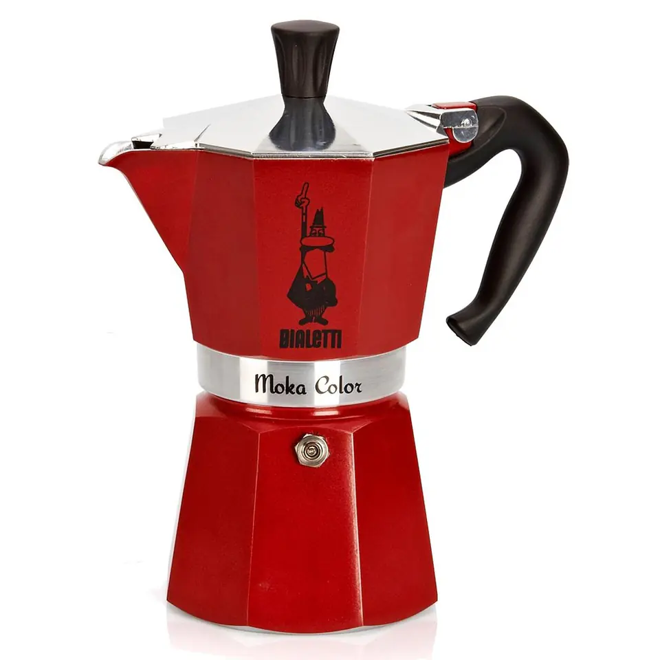 ⁨Bialetti Moka Express Moka pot Red⁩ at Wasserman.eu