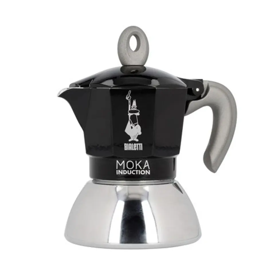 ⁨Bialetti kawiarka New Moka Induction 2tz czarna⁩ w sklepie Wasserman.eu