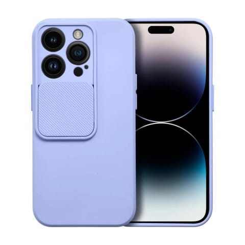 ⁨Futerał SLIDE do IPHONE 14 Pro lawendowy⁩ w sklepie Wasserman.eu