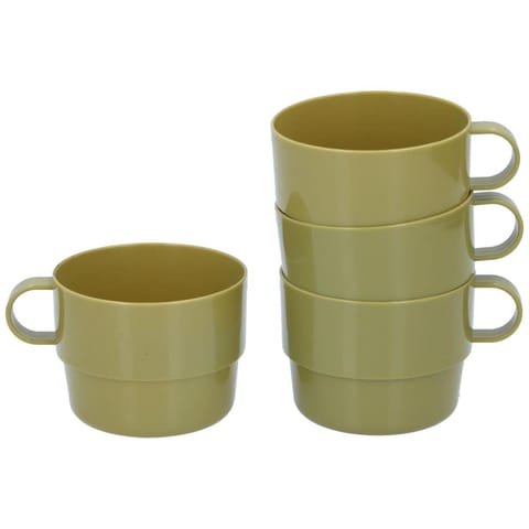 ⁨KUBEK TURYSTYCZNY 4SZT CAMP ACTIVE KHAKI⁩ w sklepie Wasserman.eu