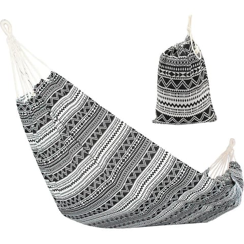 ⁨HAMAK OGRODOWY 1 OSOBOWY 200x100CM ETNO Z POKROWCEM 1063980⁩ w sklepie Wasserman.eu