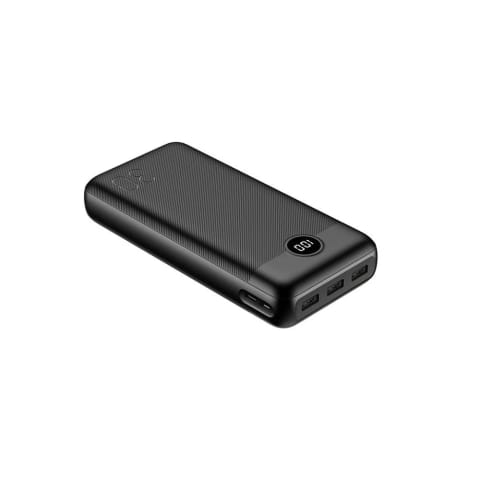 ⁨Powerbank Bateria zewnętrzna VEGER L30 - 30 000mAh LCD Quick Charge PD 20W czarny (W3008PD)⁩ w sklepie Wasserman.eu