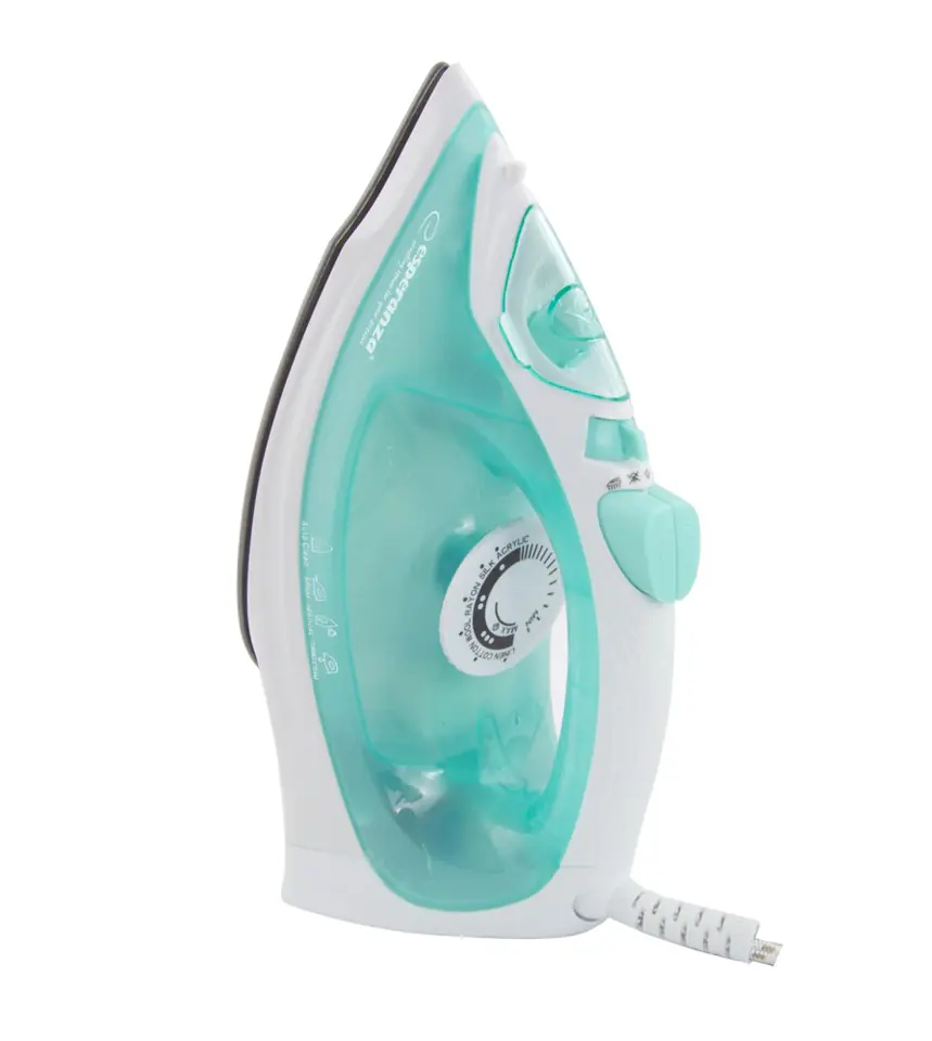 ⁨Esperanza EHI005 Steam iron Ceramic soleplate  Green,White 2200 W⁩ at Wasserman.eu