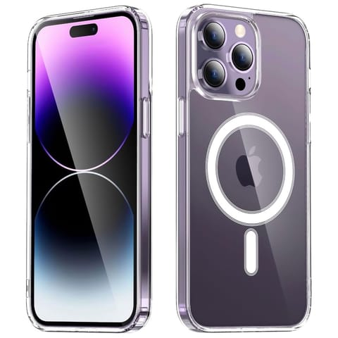 ⁨Etui do iPhone 15 Pro MagSafe obudowa Hybrid Case Cover Shock Clear Alogy Przezroczyste⁩ w sklepie Wasserman.eu