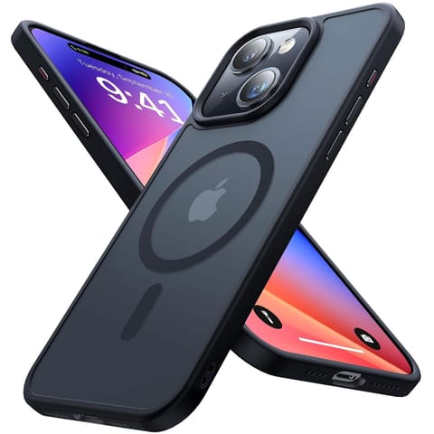 ⁨Etui do iPhone 15 Plus MagSafe Matt Case Cover matowe obudowa Alogy Ring pancerne na telefon Czarne⁩ w sklepie Wasserman.eu