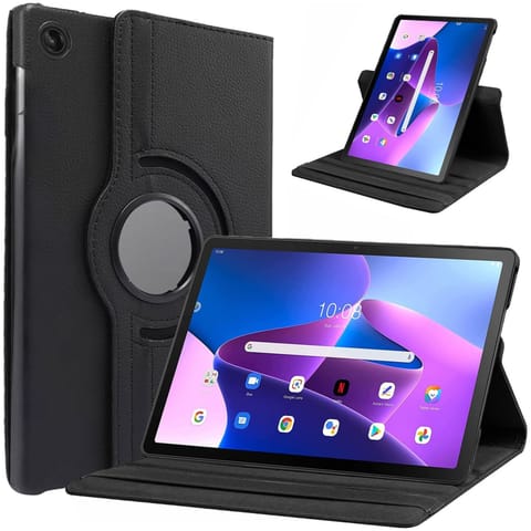 ⁨Etui do Lenovo Tab M10 Plus 10.6 2022 3gen 3 gen TB128XU TB125FU Case obrotowe 360 Alogy Czarne⁩ w sklepie Wasserman.eu