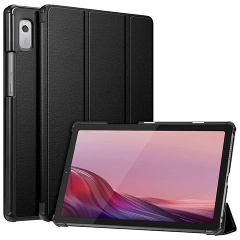 ⁨Etui na tablet Lenovo Tab M9 2023 9" TB310XU TB310FU obudowa Case Alogy Book Cover Czarne⁩ w sklepie Wasserman.eu