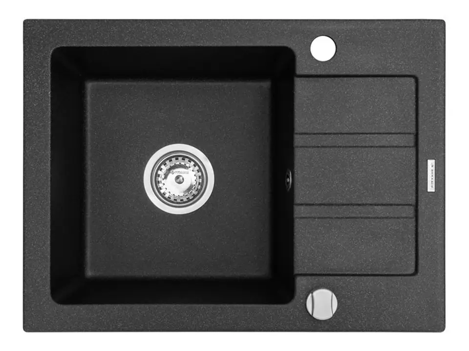 One-bowl sink with draining board Maidsinks Promo 62x44 1B 1D E070053701 at Wasserman.eu