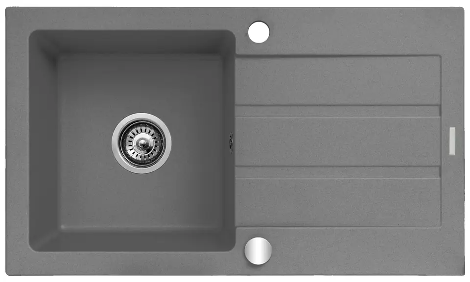 ⁨Single-bowl sink with draining board Maidsinks Promo 76x44 1B 1D E070053701⁩ at Wasserman.eu