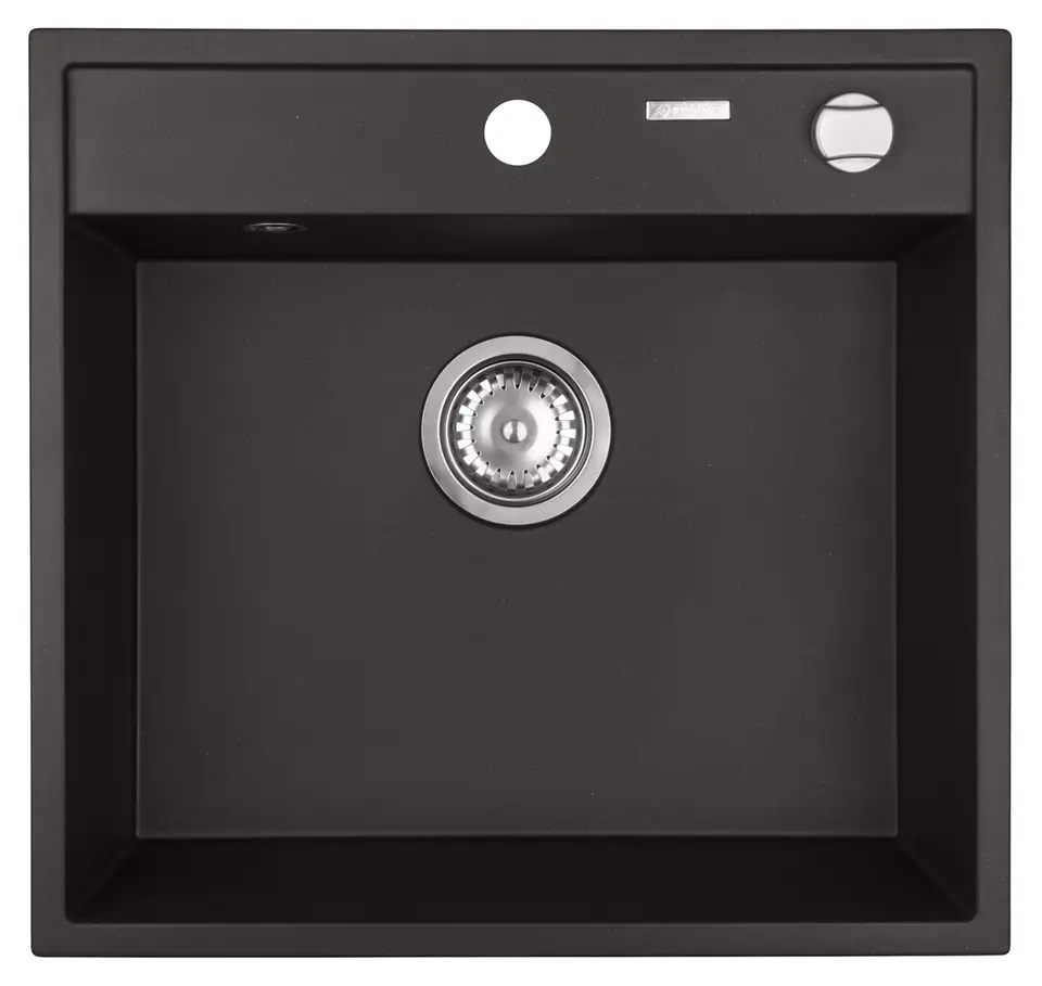 ⁨Kitchen sink PYRAMIS CAMEA MINI black⁩ at Wasserman.eu