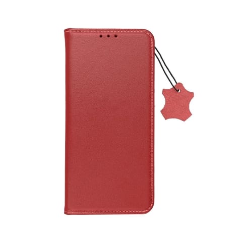 ⁨Etui z klapką kabura skórzana SMART PRO do iPhone 15 bordowy⁩ w sklepie Wasserman.eu