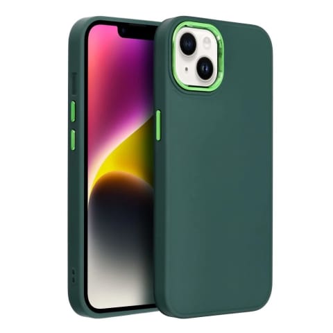 ⁨Etui obudowa ochronna Futerał FRAME do iPhone 15 Pro Max zielony⁩ w sklepie Wasserman.eu