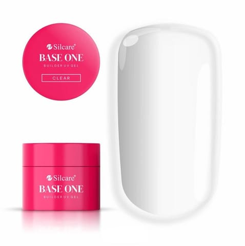 ⁨SILCARE Base One Gel Żel budujący do paznokci - Clear 50 g⁩ w sklepie Wasserman.eu