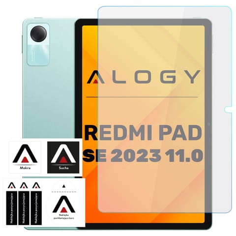 Szkło hartowane do Xiaomi Redmi Pad SE 11.0” 2023 na tablet ekran Alogy Screen Protector Pro+ 9H w sklepie Wasserman.eu