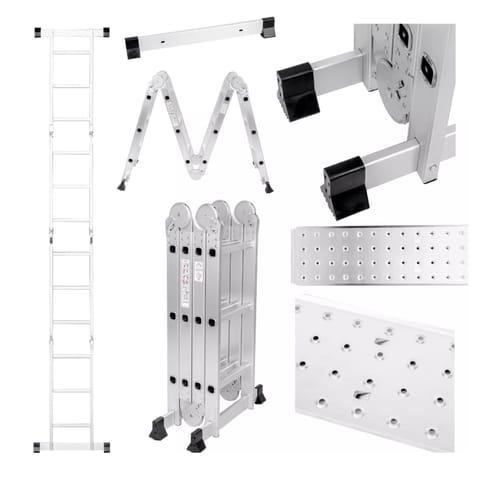 ⁨EXTRALINK DRABINA PRZEGUBOWA LAD3X4MP 3X4, 3,55 M (+PLATFORMA)⁩ w sklepie Wasserman.eu