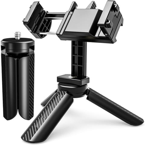 Uchwyt mini statyw na telefon aparat stojak podstawka regulowany obrotowy 360 Tripod selfie do zdjęć Alogy Czarny w sklepie Wasserman.eu