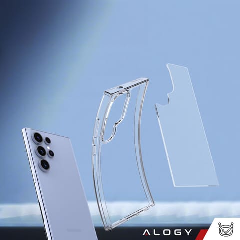 Etui do Samsung Galaxy S24 Ultra obudowa plecki futerał Hybrid Clear Case Alogy Przezroczyste w sklepie Wasserman.eu