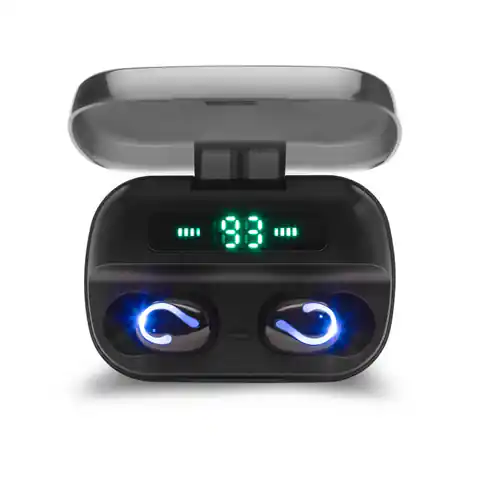 ⁨Savio TWS-06 Bluetooth 5.0 + EDR headphones/headset In-ear Black⁩ at Wasserman.eu