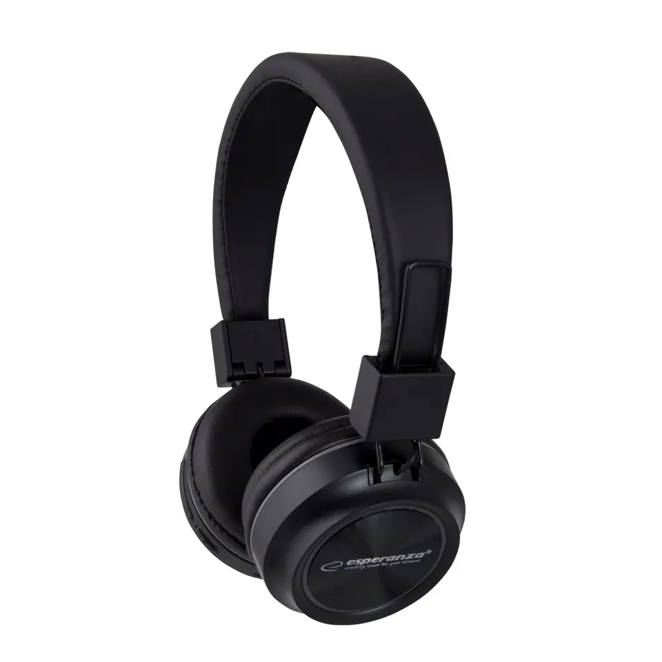 ⁨Esperanza EH219 Bluetooth RGB headphones Headband, Black⁩ at Wasserman.eu