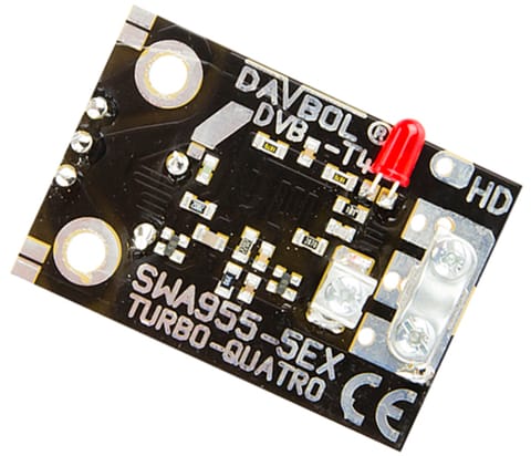 ⁨Wzmacniacz antenowy 32dB SWA-955-5EX z diodą LED⁩ w sklepie Wasserman.eu