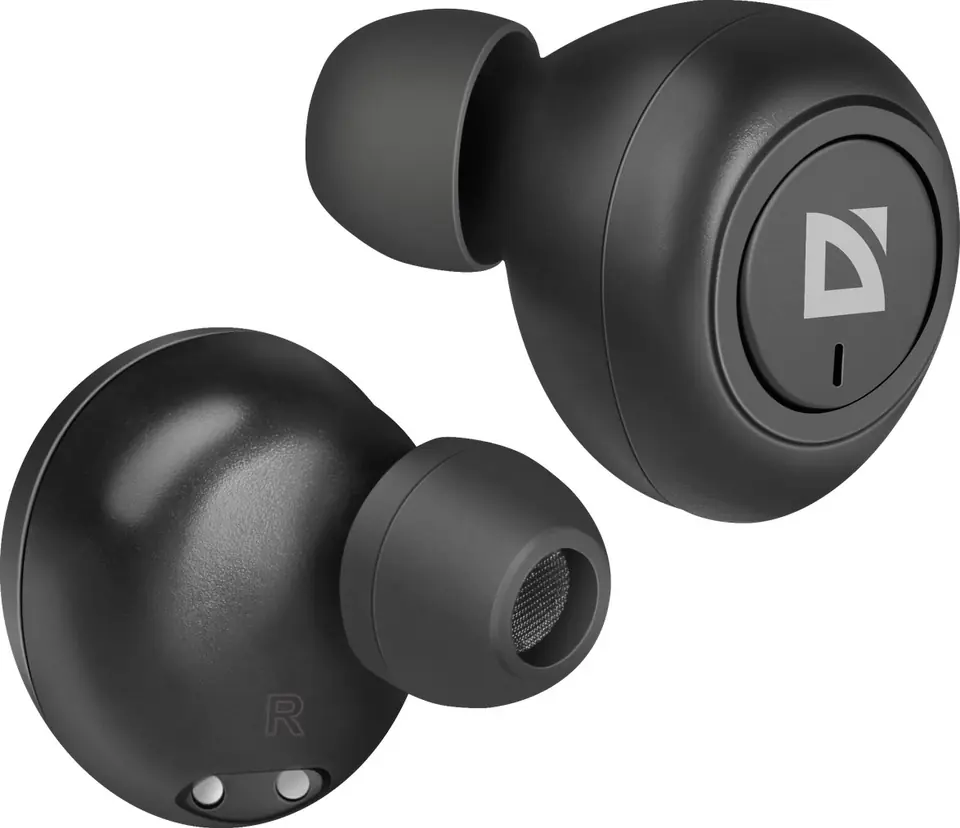 ⁨DEFENDER WIRELESS HEADPHONES WITH MICROPHONE "TWS" TWINS 638 BLACK 63638⁩ at Wasserman.eu