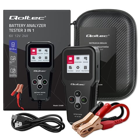 ⁨Digital battery analyzer tester 3in1 with LCD 6V⁩ at Wasserman.eu