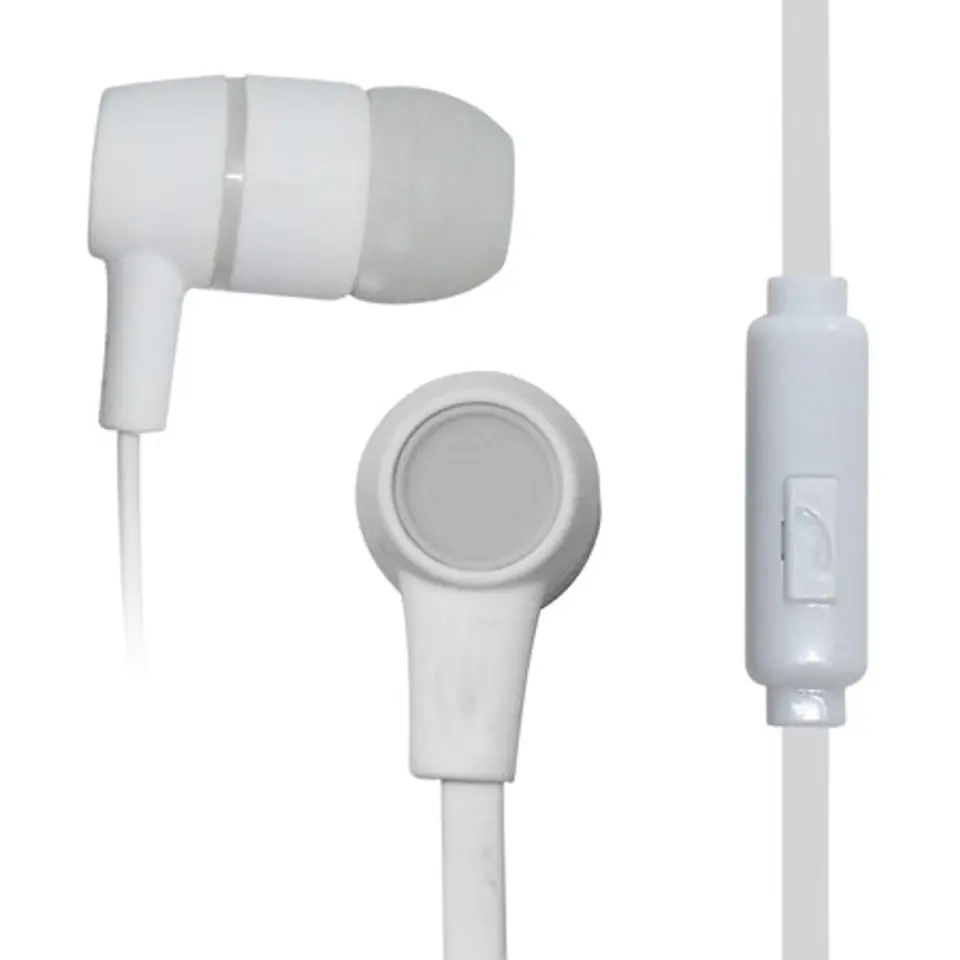 ⁨Vakoss SK-214W headphones/headset Wired In-ear Calls/Music White⁩ at Wasserman.eu