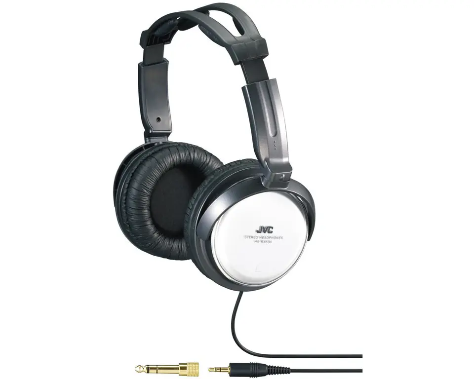 ⁨Słuchawki JVC HAR-X500E (nauszne, czarne)⁩ w sklepie Wasserman.eu