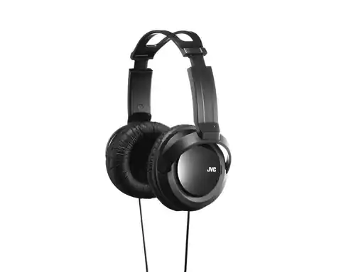 ⁨Słuchawki JVC HAR-X330E nauszne, czarne⁩ w sklepie Wasserman.eu