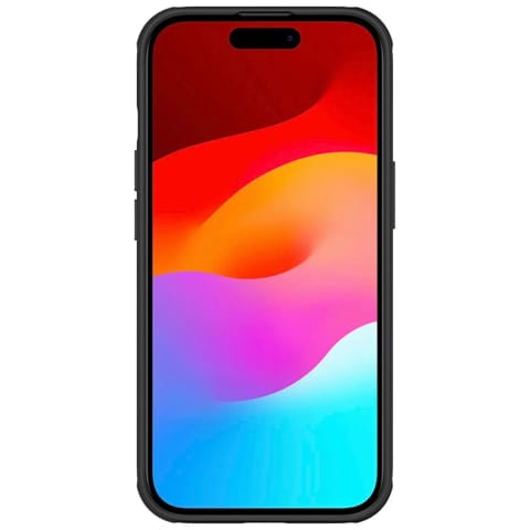 ⁨Wzmocnione etui do iPhone 15 Plus Nillkin Super Frosted Shield Pro - czarne⁩ w sklepie Wasserman.eu