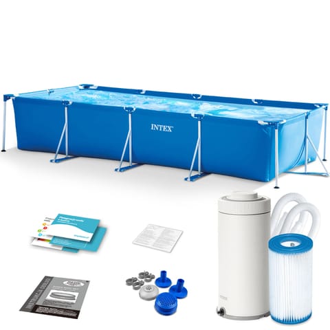 ⁨Basen stelażowy 450x220x84cm 10w1 Intex 28274⁩ w sklepie Wasserman.eu
