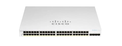 ⁨Przełącznik CISCO CBS220-48P-4X-EU (48x 10/100/1000 )⁩ w sklepie Wasserman.eu