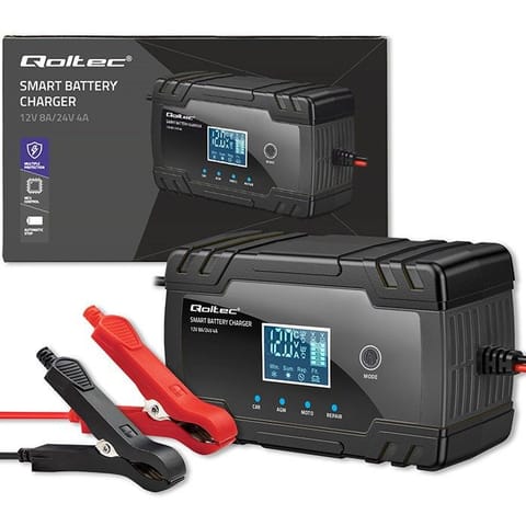 ⁨Microprocessor charger 12V 8A 24V 4A LCD⁩ at Wasserman.eu