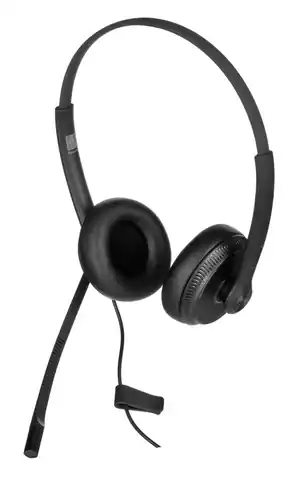 ⁨Yealink YHS34 DUAL headphones/headset Wired Head-band Office/Call center Black⁩ at Wasserman.eu