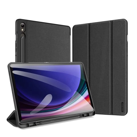 Etui Dux Ducis Domo z klapką i smart sleep na Samsung Galaxy Tab S9 - czarne w sklepie Wasserman.eu