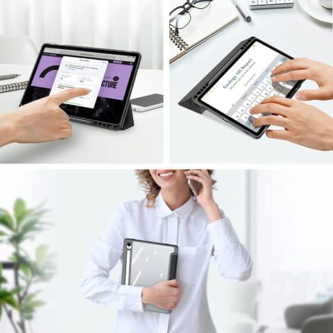Etui Dux Ducis Toby z miejscem na rysik do Samsung Galaxy Tab S9 Czarne w sklepie Wasserman.eu