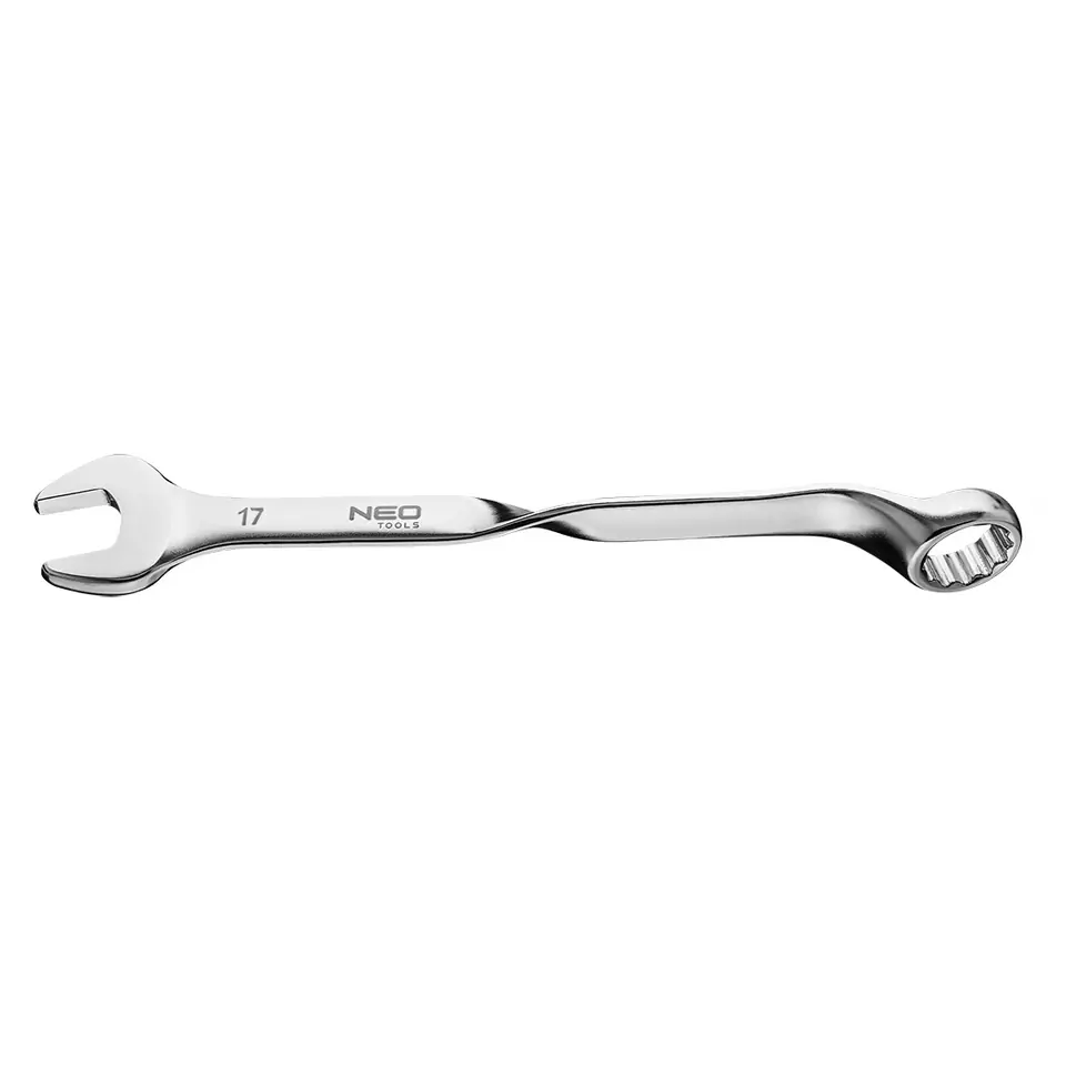 ⁨Combination spanner twisted 90°, 17mm⁩ at Wasserman.eu