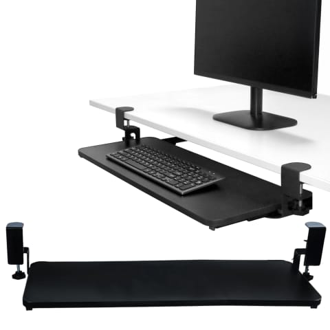 ⁨Uchwyt na mysz i klawiaturę pod biurko Alogy Desk Mount stojak podstawka Czarny⁩ w sklepie Wasserman.eu