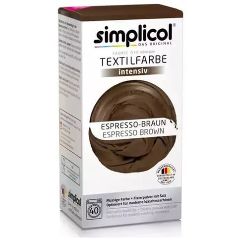 ⁨SIMPLICOL Barwnik do tkanin INTENSIV BRĄZ ESPRESSO 560g⁩ w sklepie Wasserman.eu