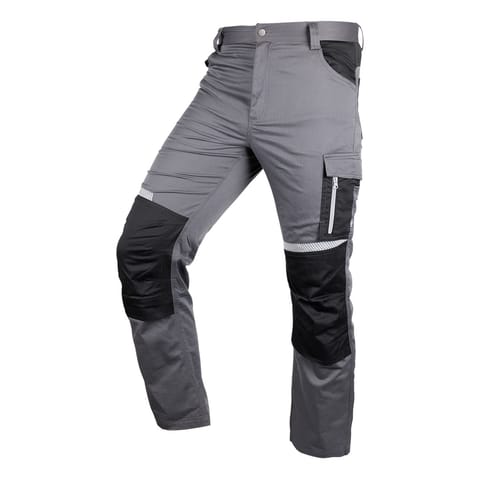 ⁨Spodnie robocze Mix&Match, szaro-czarne, rozmiar XXL⁩ w sklepie Wasserman.eu